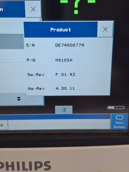 Philips Intellivue MP5 - ECG, Fast SpO2, NIBP, Press, Temp Patient Monitor