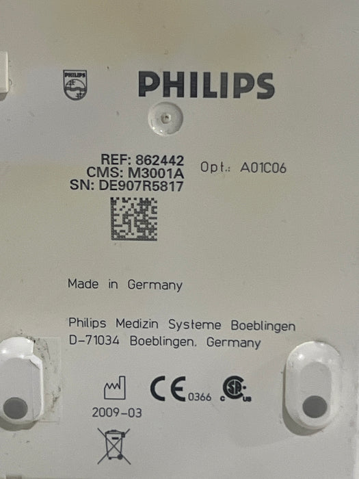 Philips M3001A-A01C06 Fast SpO2, NIBP, ECG, Temp, IBP MMS Module