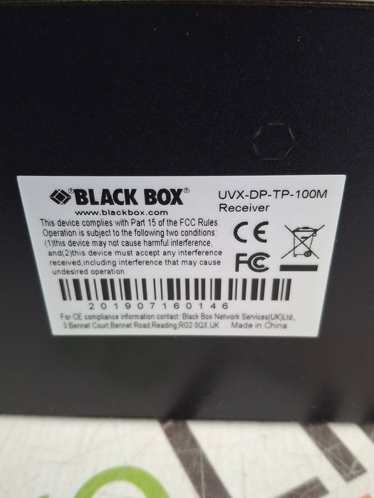 Black Box Network Services UVX-DP-TP-100M Displayport & USB 2.0 Extender