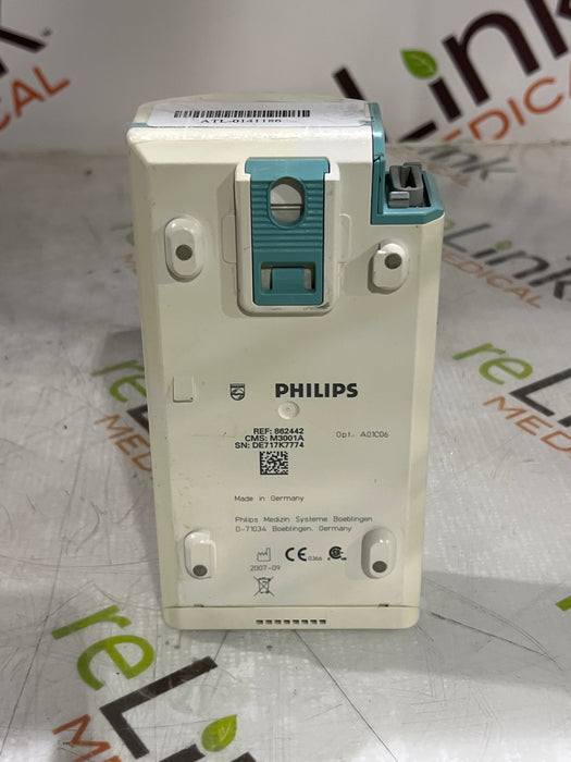Philips M3001A-A01C06 Fast SpO2, NIBP, ECG, Temp, IBP MMS Module