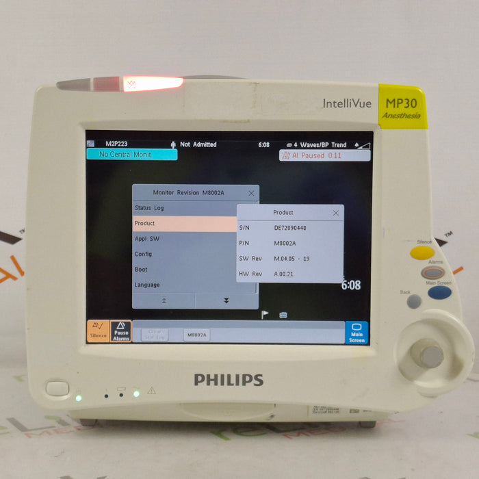 Philips IntelliVue MP30 - Anesthesia Patient Monitor