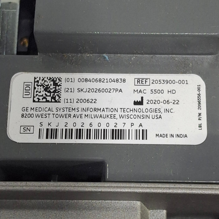 GE Healthcare MAC 5500 HD ECG without CAM Module