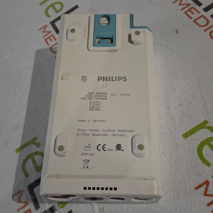 Philips M3001A-A01C06 Fast SpO2, NIBP, ECG, Temp, IBP MMS Module