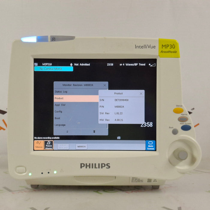 Philips IntelliVue MP30 - Anesthesia Patient Monitor