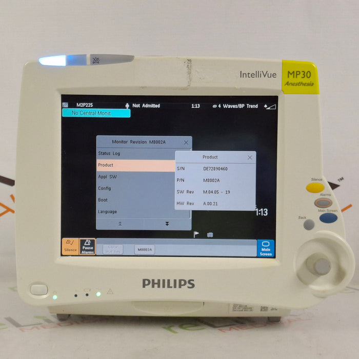 Philips IntelliVue MP30 - Anesthesia Patient Monitor