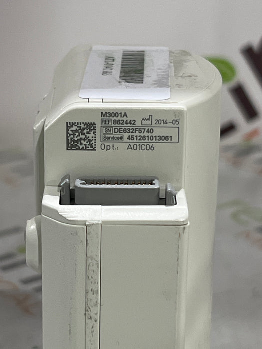 Philips M3001A-A01C06 Fast SpO2, NIBP, ECG, Temp, IBP MMS Module