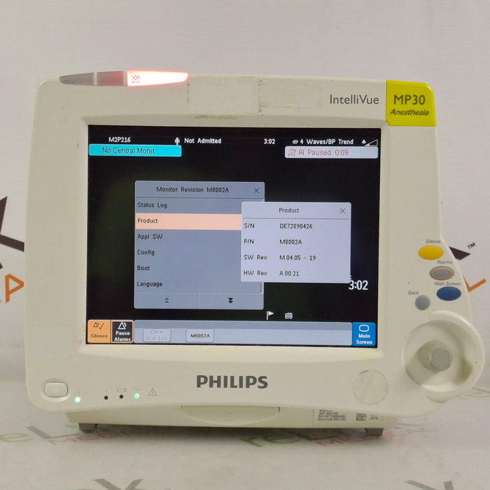 Philips IntelliVue MP30 - Anesthesia Patient Monitor