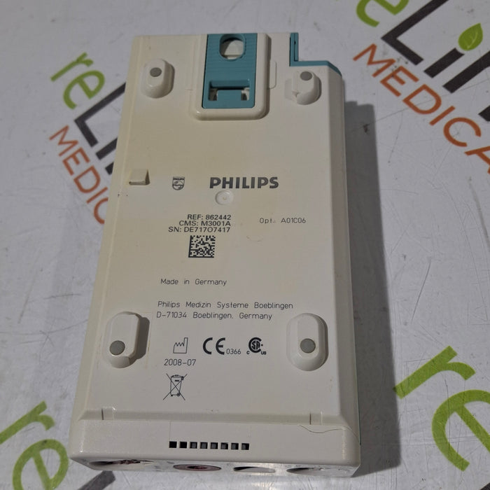 Philips M3001A-A01C06 Fast SpO2, NIBP, ECG, Temp, IBP MMS Module