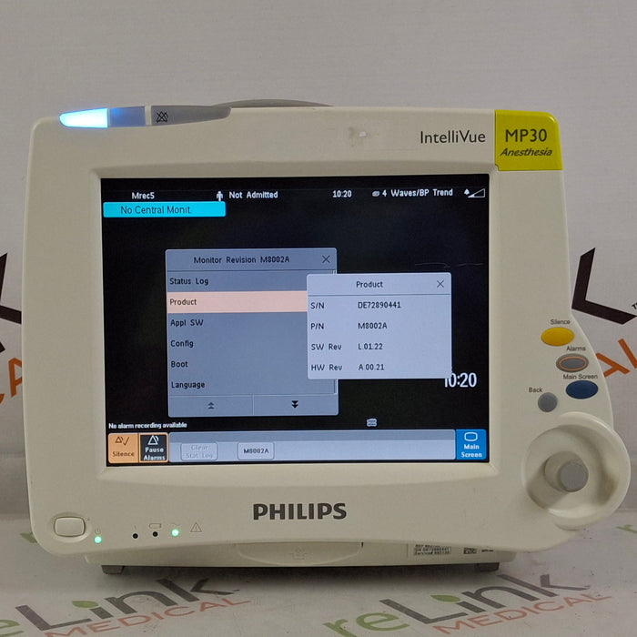 Philips IntelliVue MP30 - Anesthesia Patient Monitor