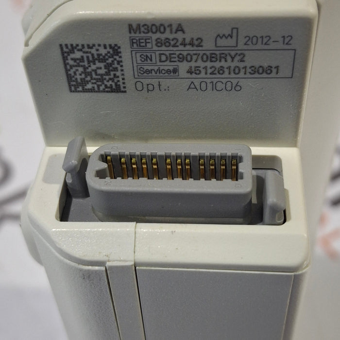 Philips M3001A-A01C06 Fast SpO2, NIBP, ECG, Temp, IBP MMS Module