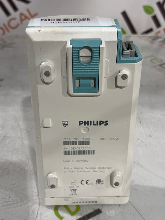 Philips M3001A-A01C06 Fast SpO2, NIBP, ECG, Temp, IBP MMS Module