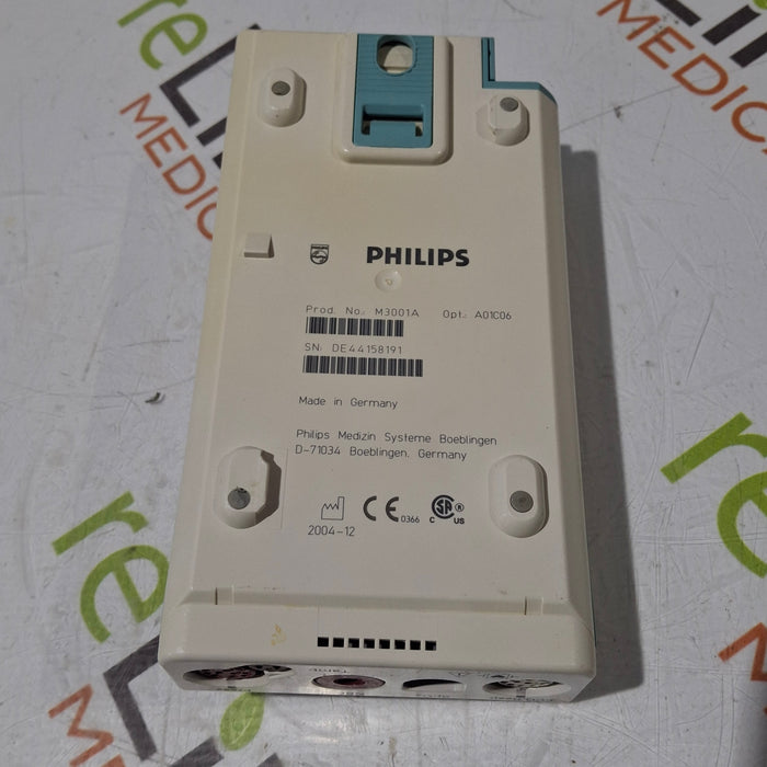 Philips M3001A-A01C06 Fast SpO2, NIBP, ECG, Temp, IBP MMS Module