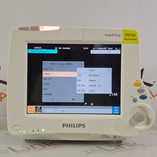 Philips Philips IntelliVue MP30 - Anesthesia Patient Monitor Patient Monitors reLink Online