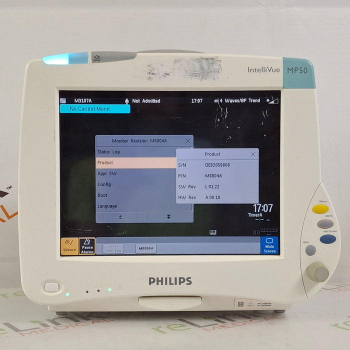 Philips IntelliVue MP50 Patient Monitor