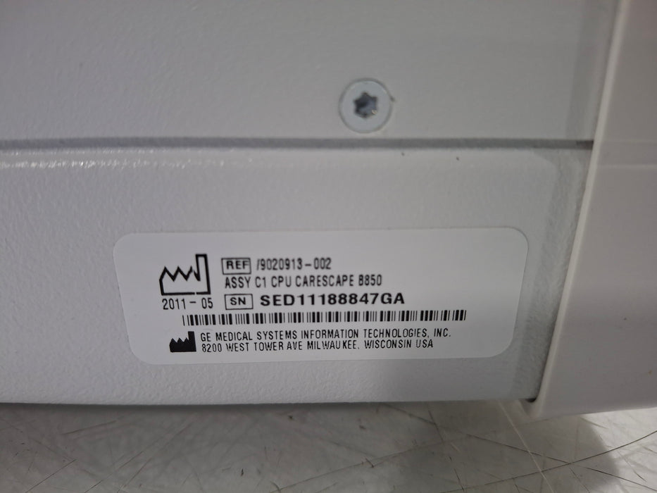 GE Healthcare Carescape B850 CPU Assy