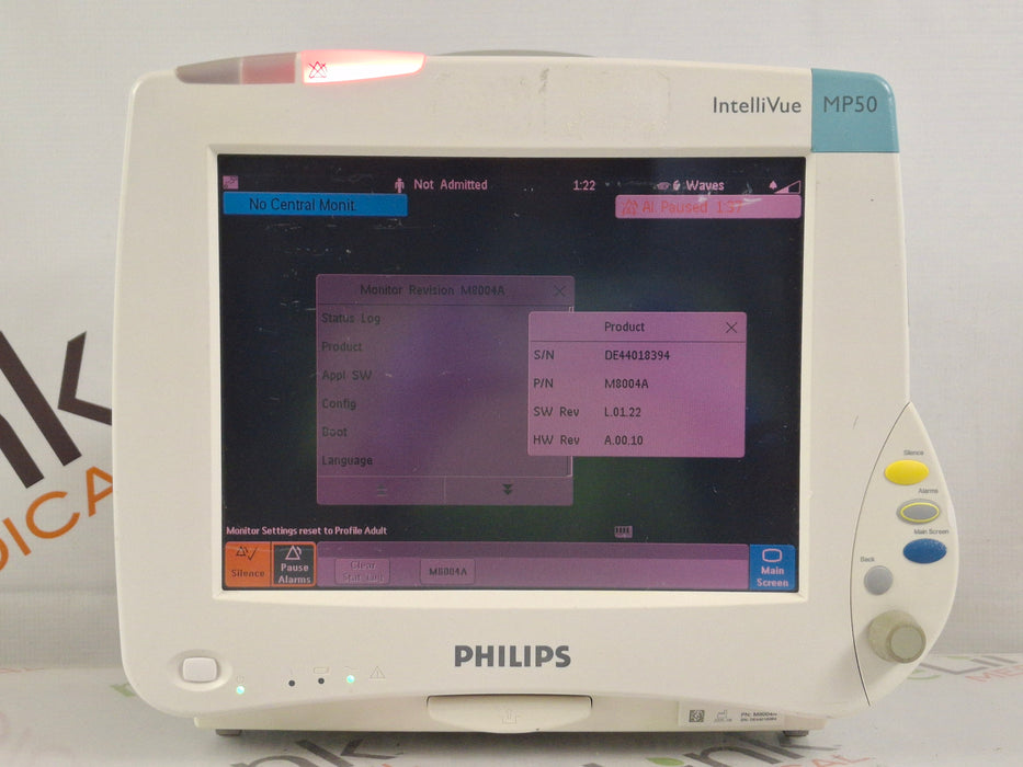 Philips IntelliVue MP50 Patient Monitor