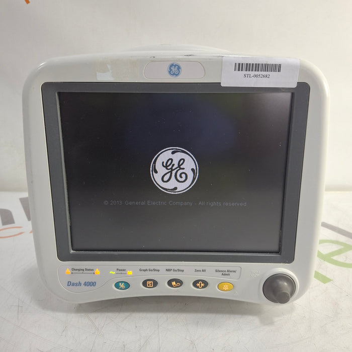 GE Healthcare Dash 4000 Display Screen