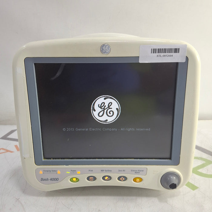 GE Healthcare Dash 4000 - Masimo SpO2 Patient Monitor