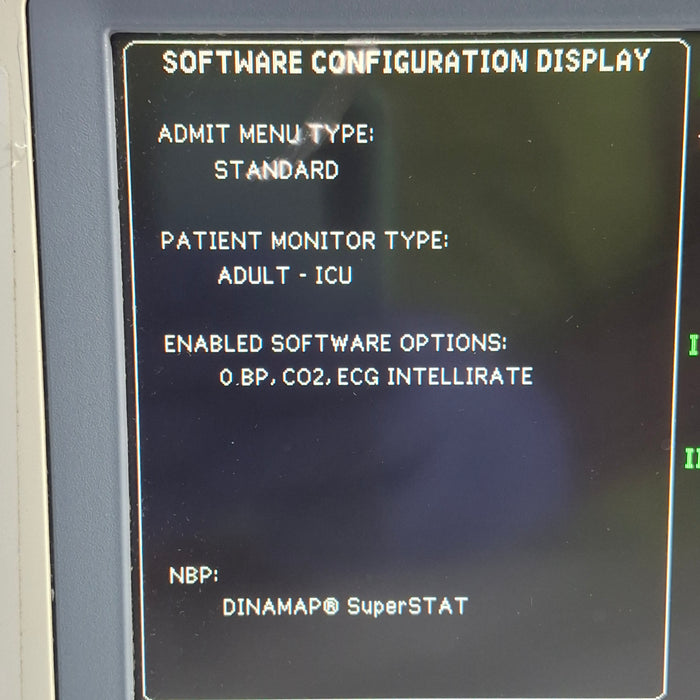 GE Healthcare Dash 4000 - Masimo SpO2 Patient Monitor