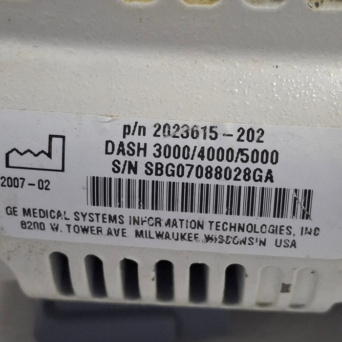 GE Healthcare Dash 4000 - Masimo SpO2 Patient Monitor
