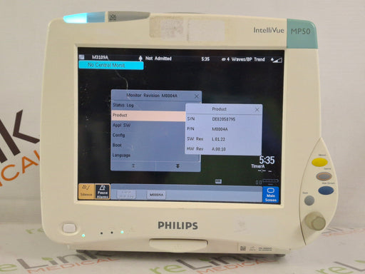 Philips Philips IntelliVue MP50 Patient Monitor Patient Monitors reLink Online