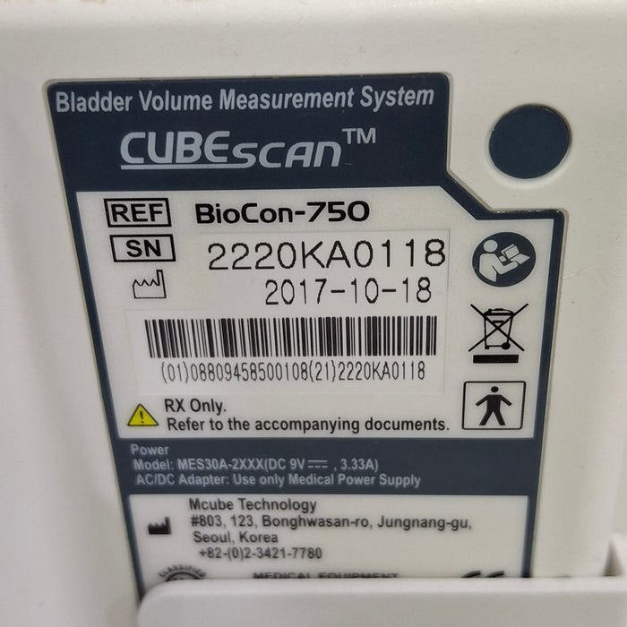 Medline CubeScan BioCon 750 Bladder Scanner