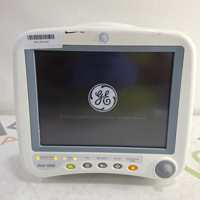 GE Healthcare Dash 4000 - GE/Nellcor SpO2 Patient Monitor