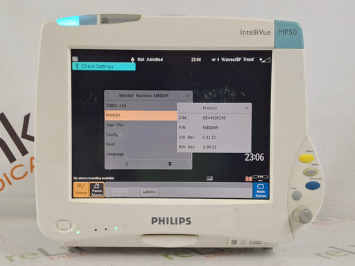 Philips Philips IntelliVue MP50 Patient Monitor Patient Monitors reLink Online