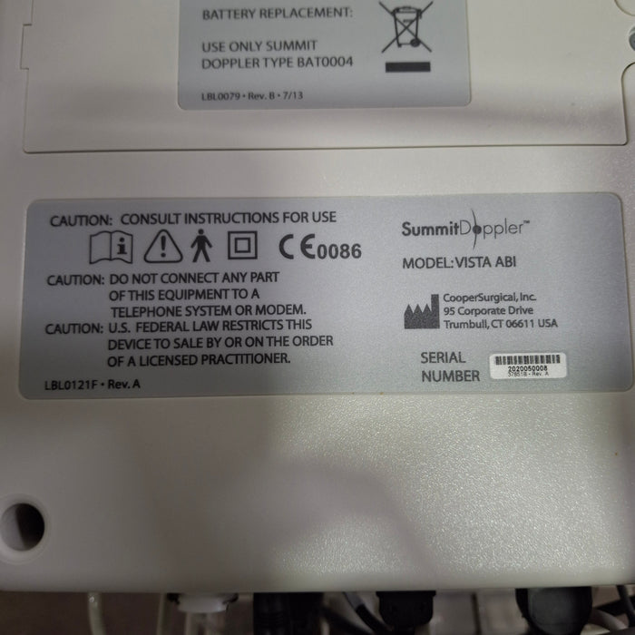 Wallach Doppler Vista ABI Advanced Vascular System