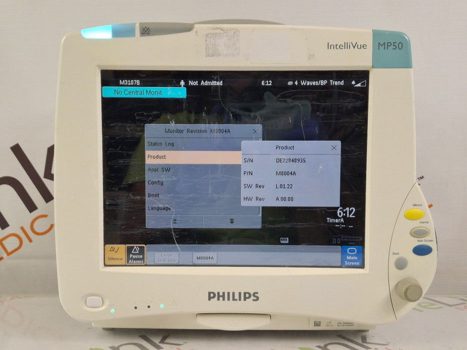 Philips IntelliVue MP50 Patient Monitor