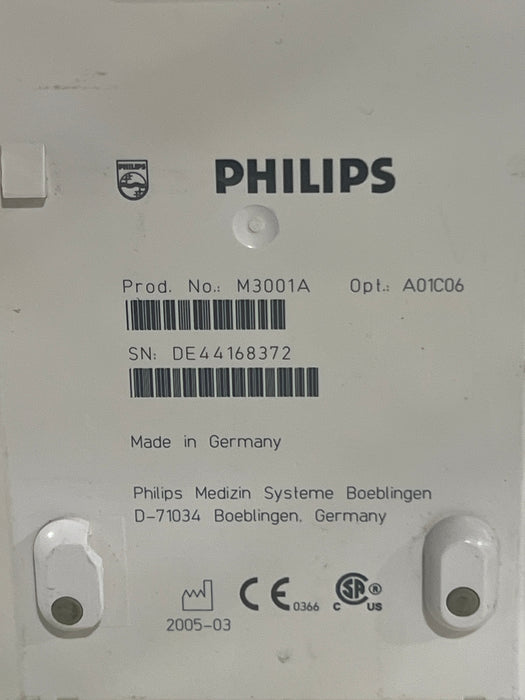 Philips M3001A-A01C06 Fast SpO2, NIBP, ECG, Temp, IBP MMS Module