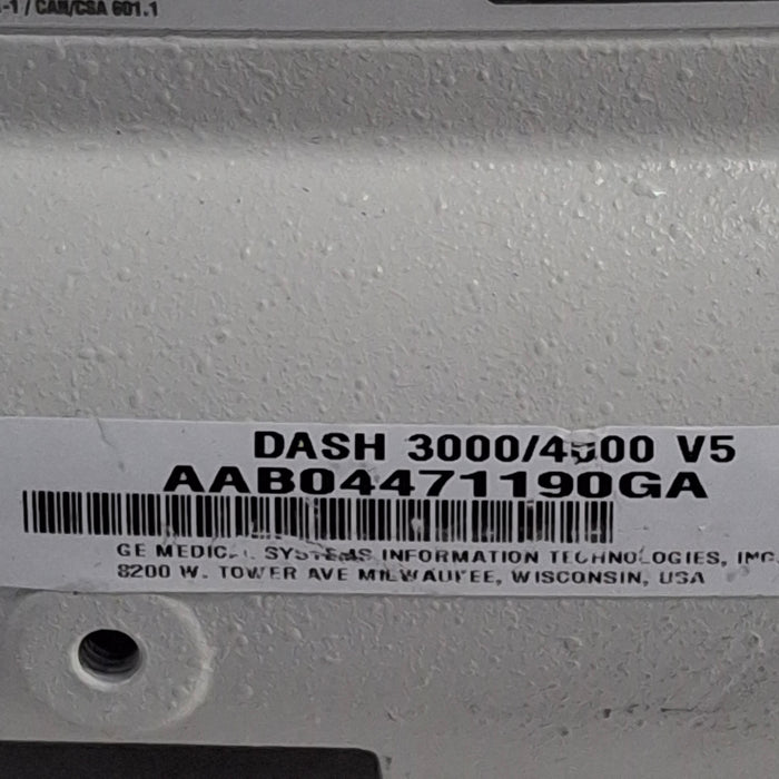 GE Healthcare Dash 4000 - Masimo SpO2 Patient Monitor
