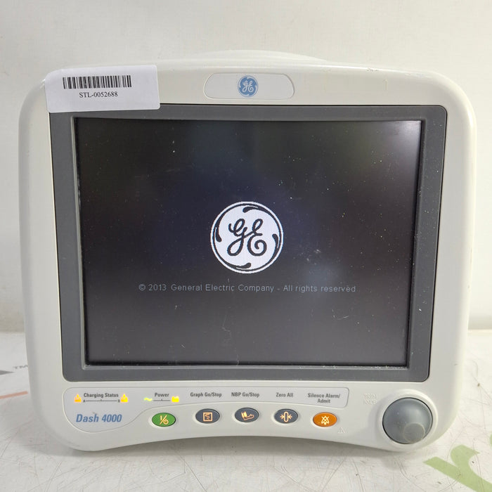 GE Healthcare Dash 4000 - Masimo SpO2 Patient Monitor