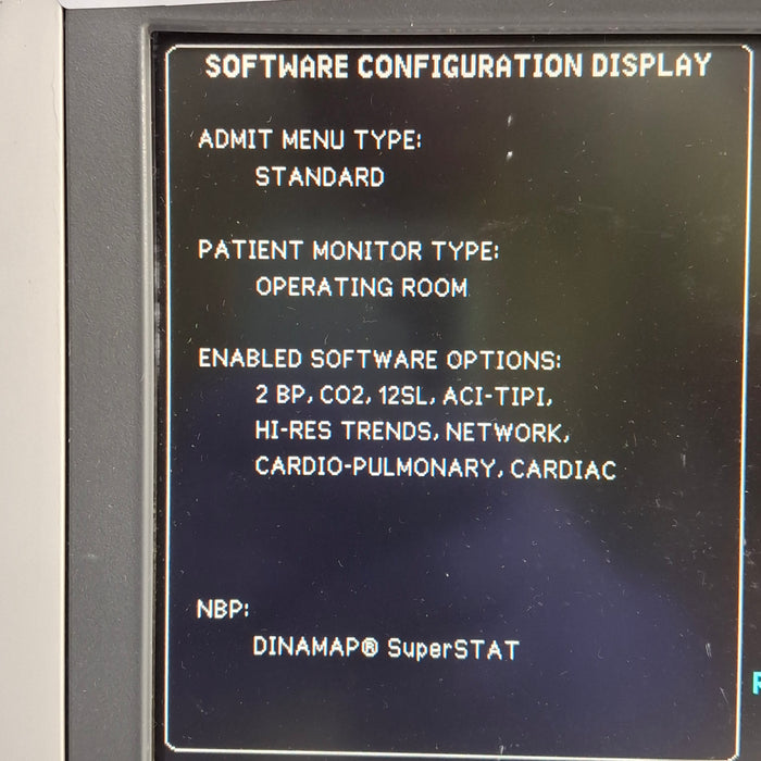 GE Healthcare Dash 4000 - Masimo SpO2 Patient Monitor