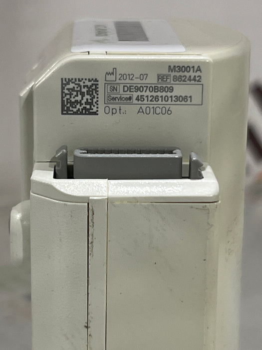 Philips M3001A-A01C06 Fast SpO2, NIBP, ECG, Temp, IBP MMS Module