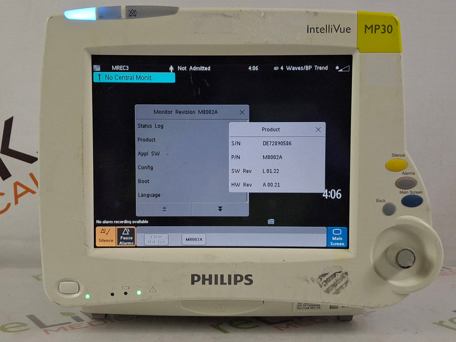 Philips IntelliVue MP30 Patient Monitor
