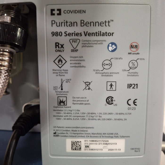 Puritan Bennett 980 Ventilator