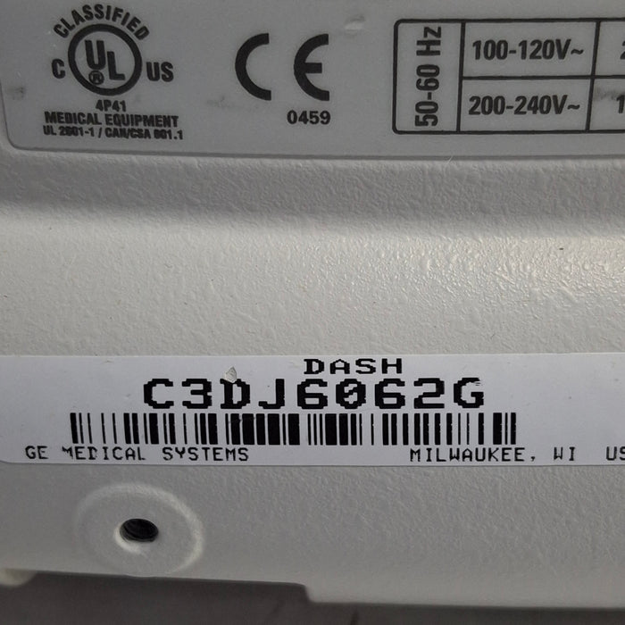 GE Healthcare Dash 4000 - Masimo SpO2 Patient Monitor