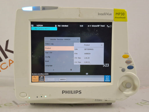 Philips Philips IntelliVue MP30 - Anesthesia Patient Monitor Patient Monitors reLink Online