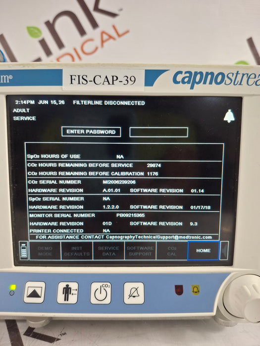 Oridion Capnostream 20P Capnography Monitor