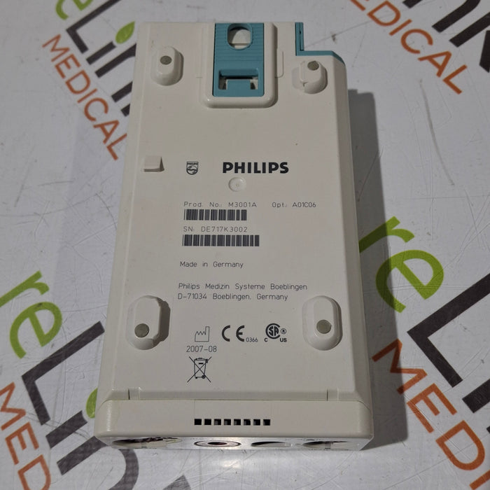 Philips M3001A-A01C06 Fast SpO2, NIBP, ECG, Temp, IBP MMS Module