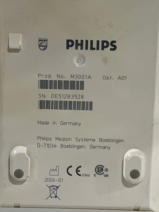 Philips M3001A-A01 Fast SpO2, NIBP, ECG MMS Module