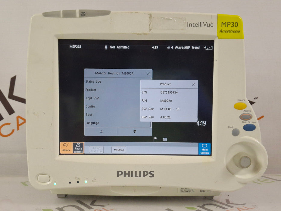 Philips IntelliVue MP30 - Anesthesia Patient Monitor