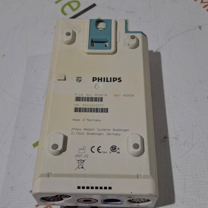 Philips M3001A-A02C06 OxiMax SpO2, NIBP, ECG, Temp, IBP MMS Module