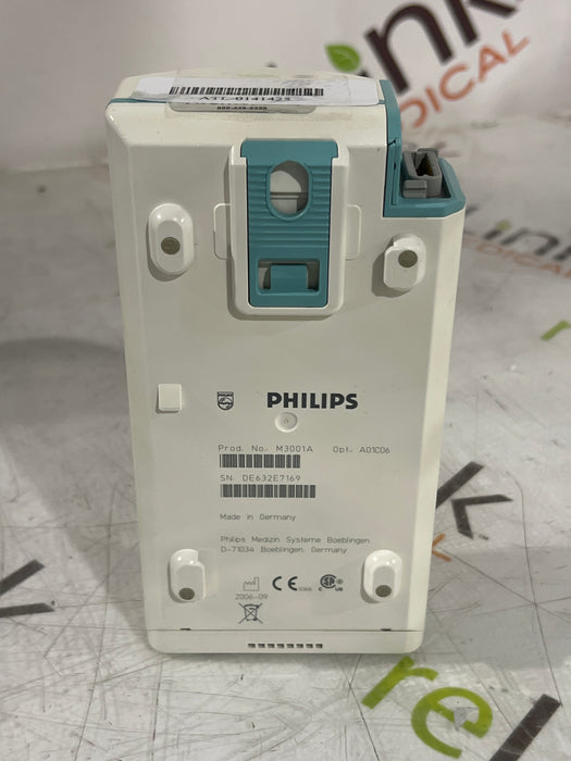 Philips M3001A-A01C06 Fast SpO2, NIBP, ECG, Temp, IBP MMS Module