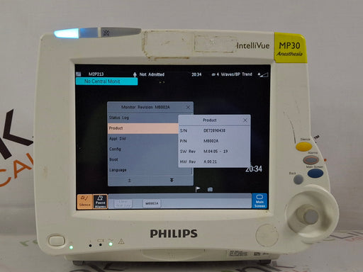 Philips Philips IntelliVue MP30 - Anesthesia Patient Monitor Patient Monitors reLink Online