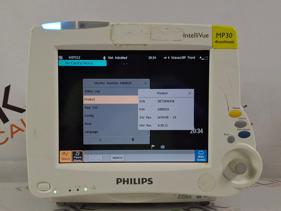 Philips IntelliVue MP30 - Anesthesia Patient Monitor