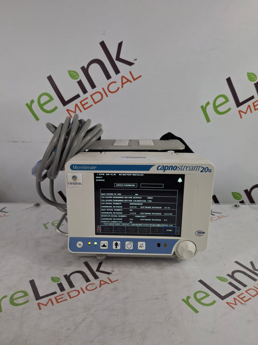 Oridion Capnostream 20P Capnography Monitor