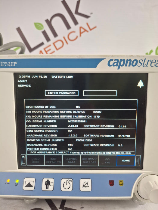Oridion Capnostream 20P Capnography Monitor