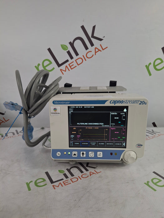 Oridion Capnostream 20P Capnography Monitor